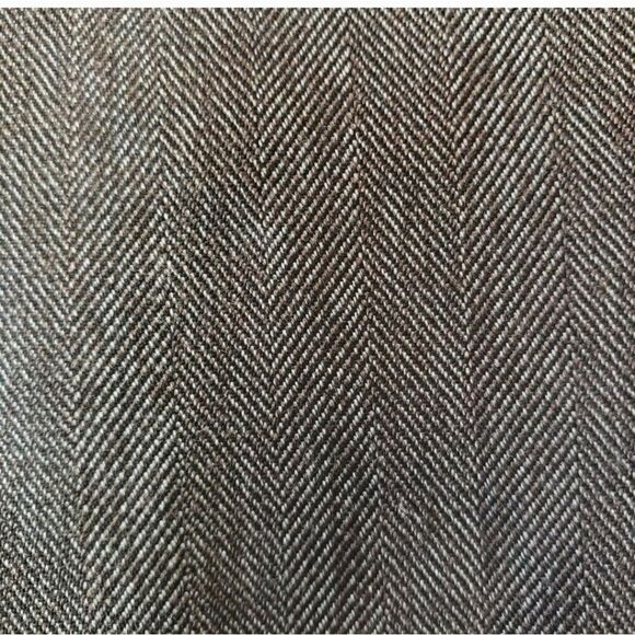 G.H. BASS & Company Wide Leg Herringbone  Trousers Brown 8 - Picture 2 of 8